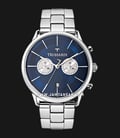 Trussardi T-World R2473616003 Milano Chronograph Blue Dial Stainless Steel Strap-0