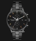 Trussardi T-Complicity R2473630001 Milano Chronograph Black Dial Black Stainless Steel Strap-0