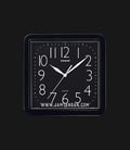 Casio Clock IQ-02S-1VDF Quartz Square Black Color-0