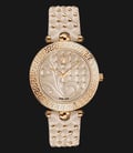 VERSACE VK702 0013 Vanitas Rose Gold Ion Plated Leather Strap-0