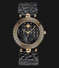 VERSACE VK707 0013 Vanitas Rose Gold Ion Plated Leather Strap-0