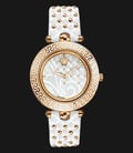 VERSACE VK709 0013 Vanitas Rose Gold Ion Plated Leather Strap-0