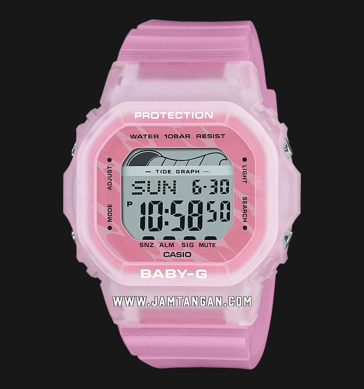 Casio Baby-G G-Lide BLX-565S-4DR Digital Dial Pink Resin Band-0