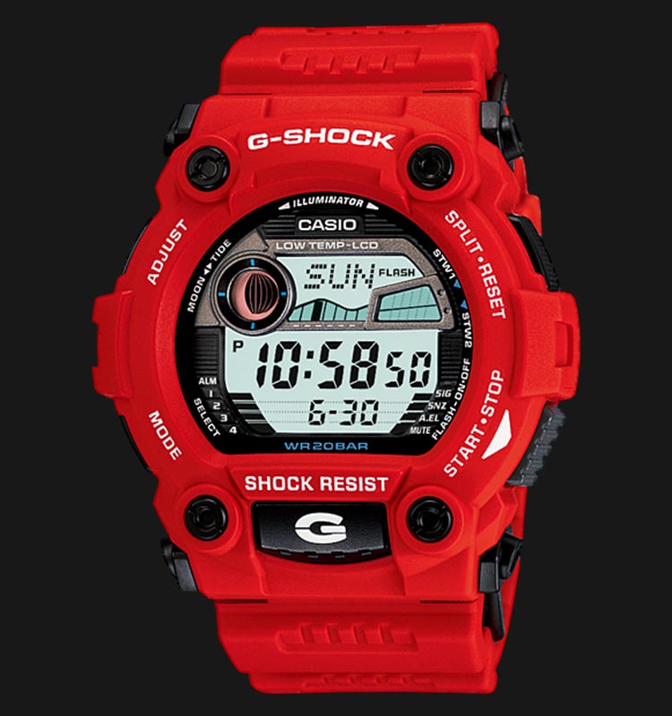カシオ ジーショック G-7900A-4 CASIO G-SHOCK 赤 - 腕時計(デジタル)