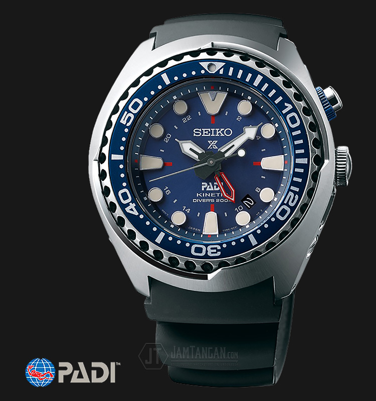 Seiko Prospex PADI SUN065P1 Kinetic GMT Divers 200M Special Edition |  