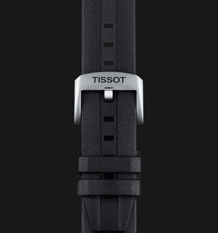 Interchangeable Strap Tissot T-Sport T120.607.17.441.01 Seastar 2000 Professional Powermatic 80 Graded Dial Rubber Strap